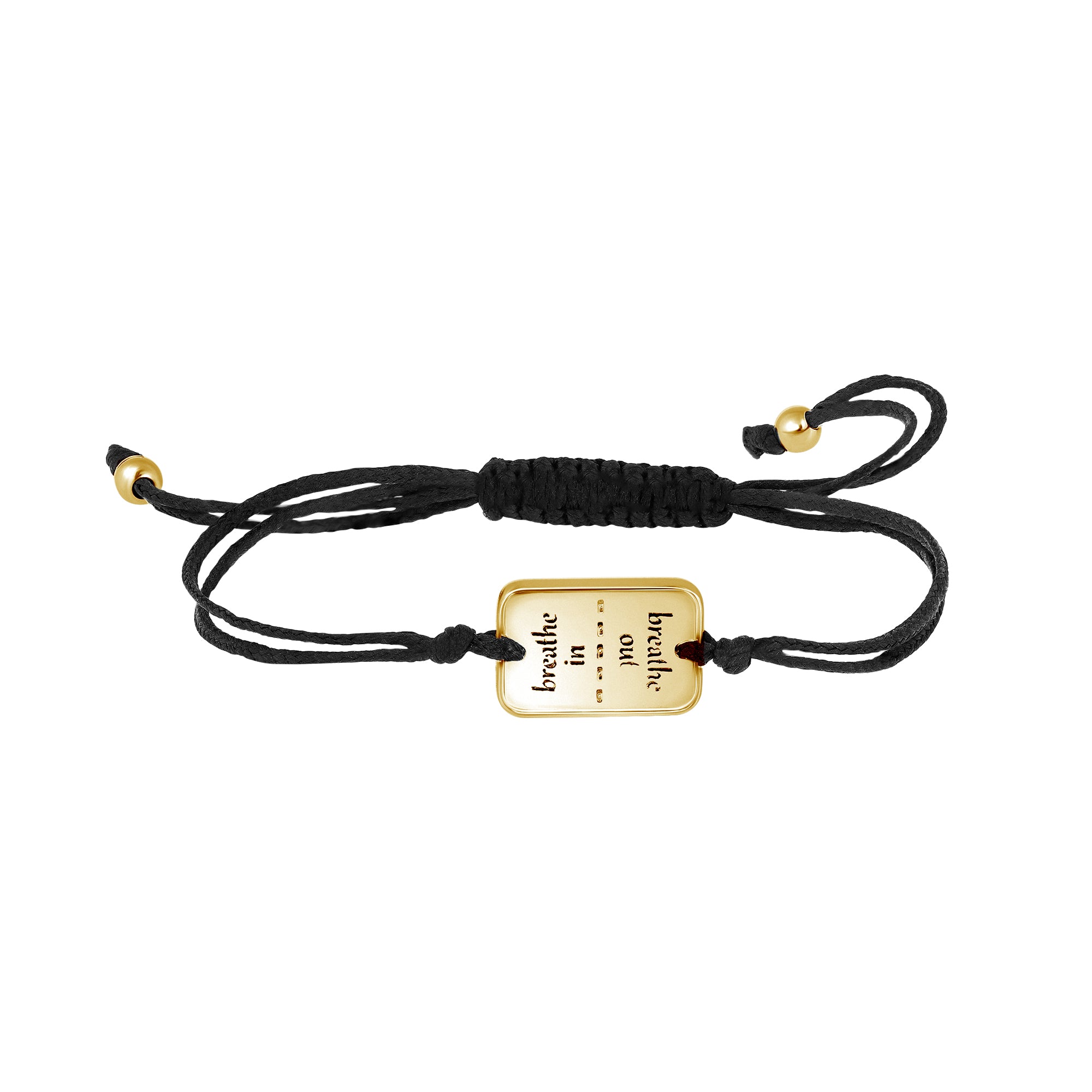 Breath - לנשום - צמיד זהב/כסף בציפוי זהב